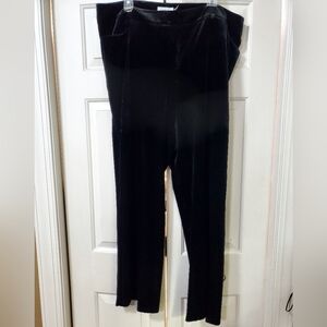 Calvin Klein Black Velvet dress pants